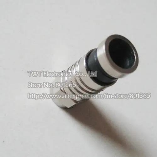 NCHTEK F тип компрессионный экран Quad RG6 Разъем адаптер коаксиальный ТВ спутниковый