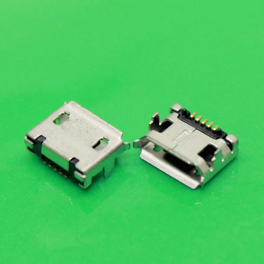 30 шт./лот разъем Micro USB Порты и разъёмы 2 ноги DIP 5 P SMD Jack 7.2 мм длинные пальцы для
