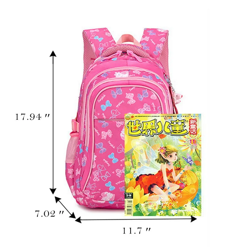 Набор рюкзаков школьный принт принцесса школьные рюкзаки для девочек Водонепроницаемые Детские Школьные сумки Дети Mochila Infantil