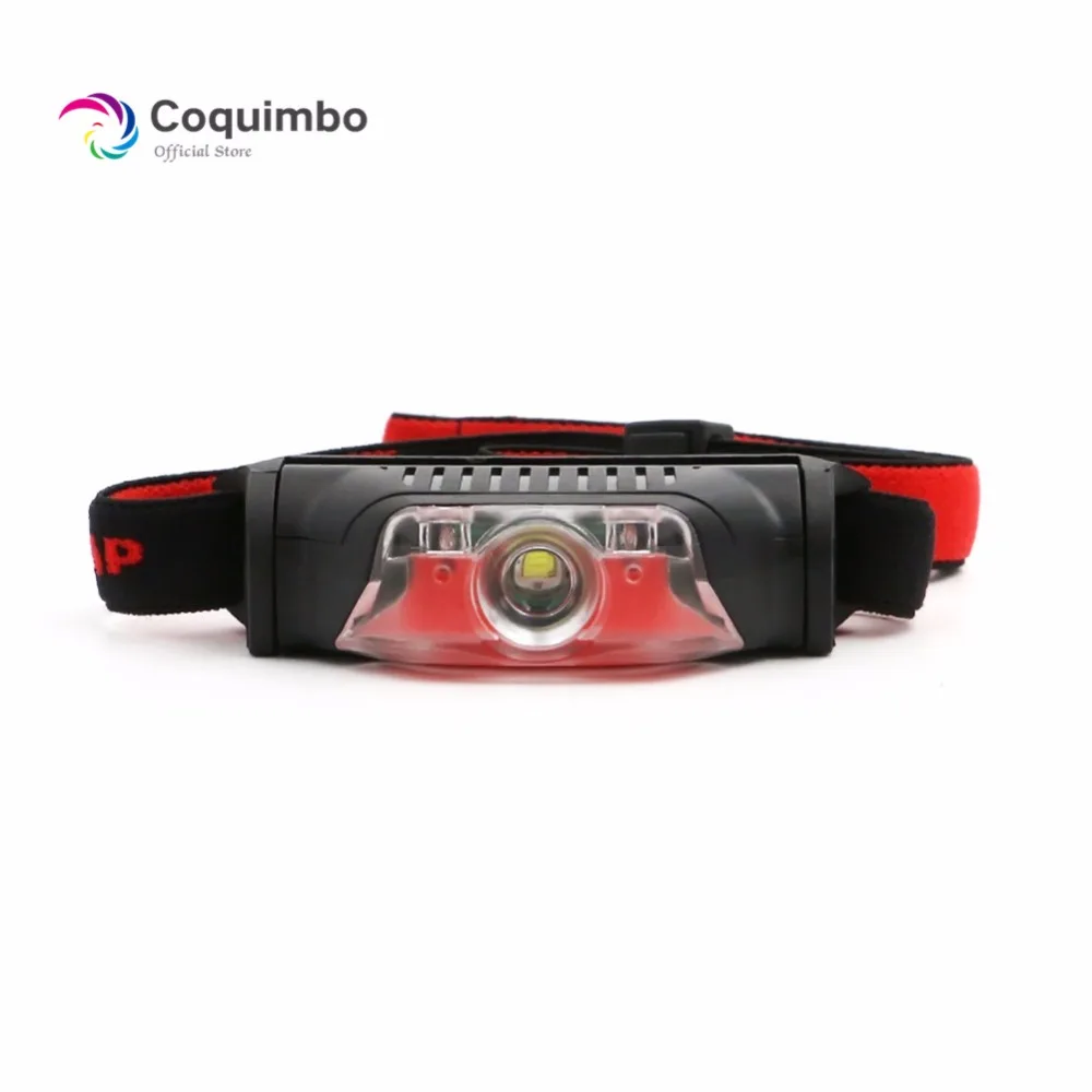 Светодиодный головной мини фонарь на голову для велосипеда с питанием от