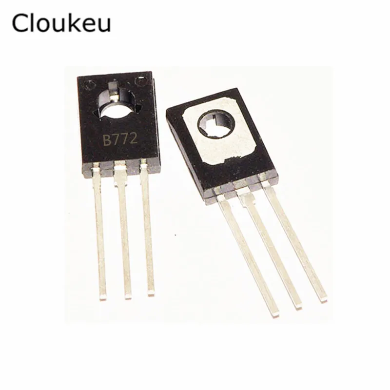 

10 шт 2SB772 B772 TO-126 2A/30V PNP