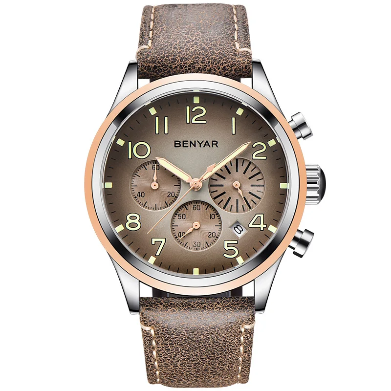 Новые модные многоцелевые водостойкие кварцевые мужские часы | Наручные