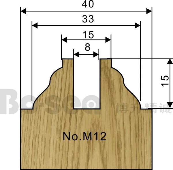 5 шт./компл. дверная рама резак для деревообработки 3 шт.-паз 2pcs-Mortise шпинделя машина резак Бо-море - Длина режущей кромки: M12