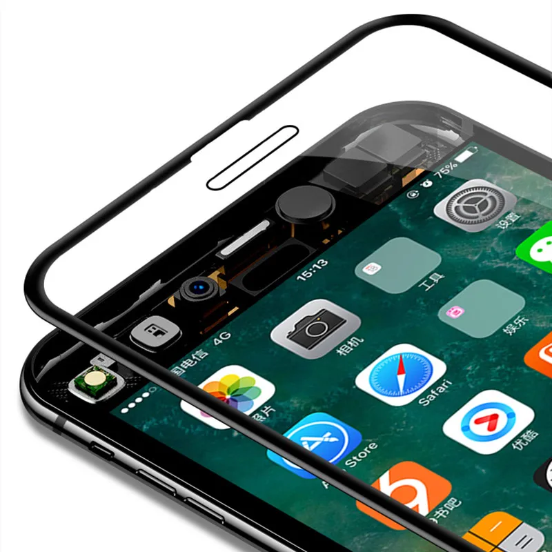 JOYCE 5D защита экрана iphone 7 8 закаленное стекло для iPhone 6s plus 8Plus защитная пленка