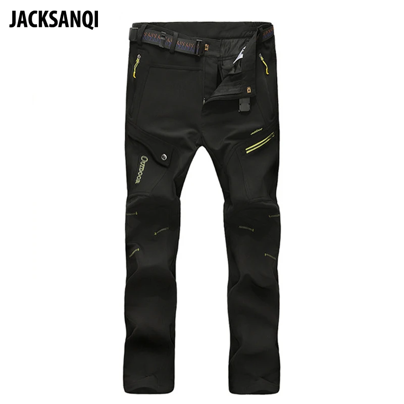 JACKSANQI новые женские Зимние флисовые софтшелл штаны для спорта на открытом воздухе термальные походные альпинистские лыжные женские брюки RA225