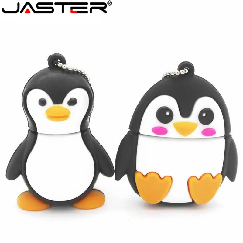 JASTER Новая акция креативная 100% фактическая емкость Пингвин серия USB карта флэш