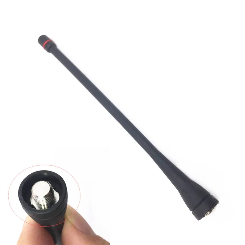 5 шт. черная резиновая UHF400 470MHZ антенна для Icom F21 F21S F21BR F21GM f24 f24S F4 двухсторонние