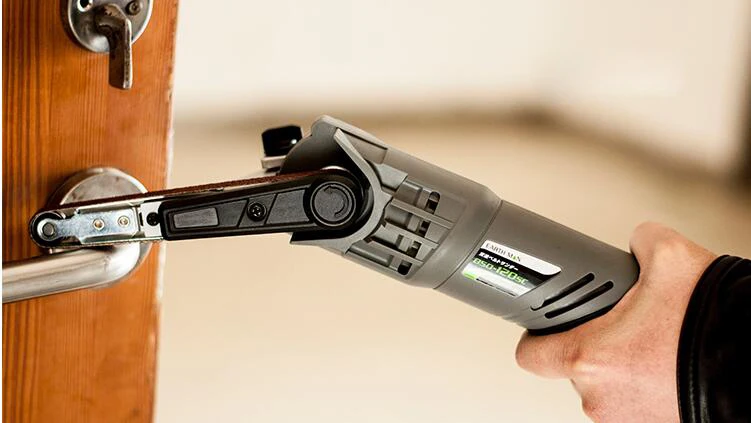 Портативный 6 ступенчатый ленточный шлифовальный станок маленький