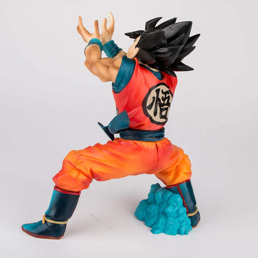 Аниме Драконий жемчуг Z Сон Гоку фигурки Ударная Волна Супер Saiyan Сон Гоку Драконий жемчуг ПВХ фигурка модель игрушки Brinquedos 17 см