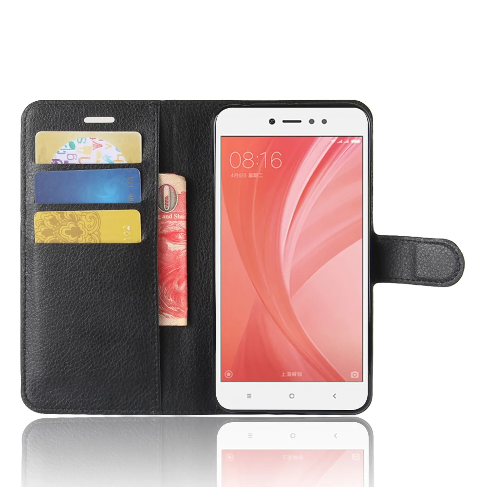 Модный чехол-Кошелек из искусственной кожи для Xiaomi Redmi Note 5A Pro/5A Prime откидная
