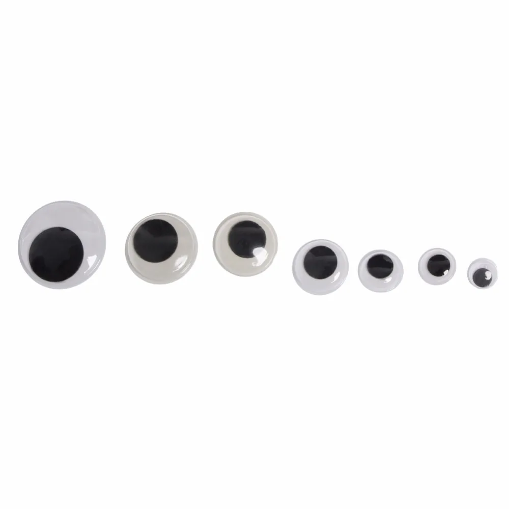 New 1Set/128Pcs Optional Wobbly Wiggly Googly Eyes Toy Animal Scrapbooking DIY Craft Doll Eye Accessories | Игрушки и хобби