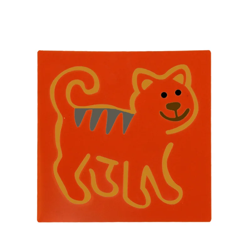 

Cute cat pvc Layering Stencils for DIY Scrapbooking/photo album Decorative Embossing DIY Paper Cards Crafts