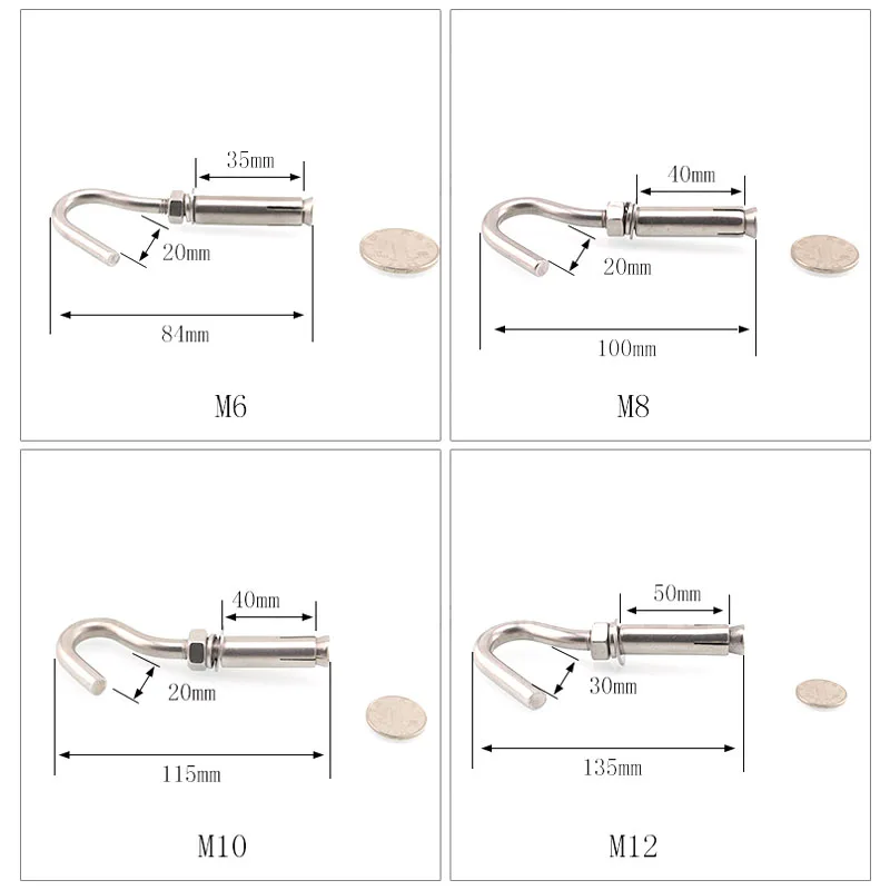 304 расширительный винтовой крючок из нержавеющей стали крышка корзины отверстие