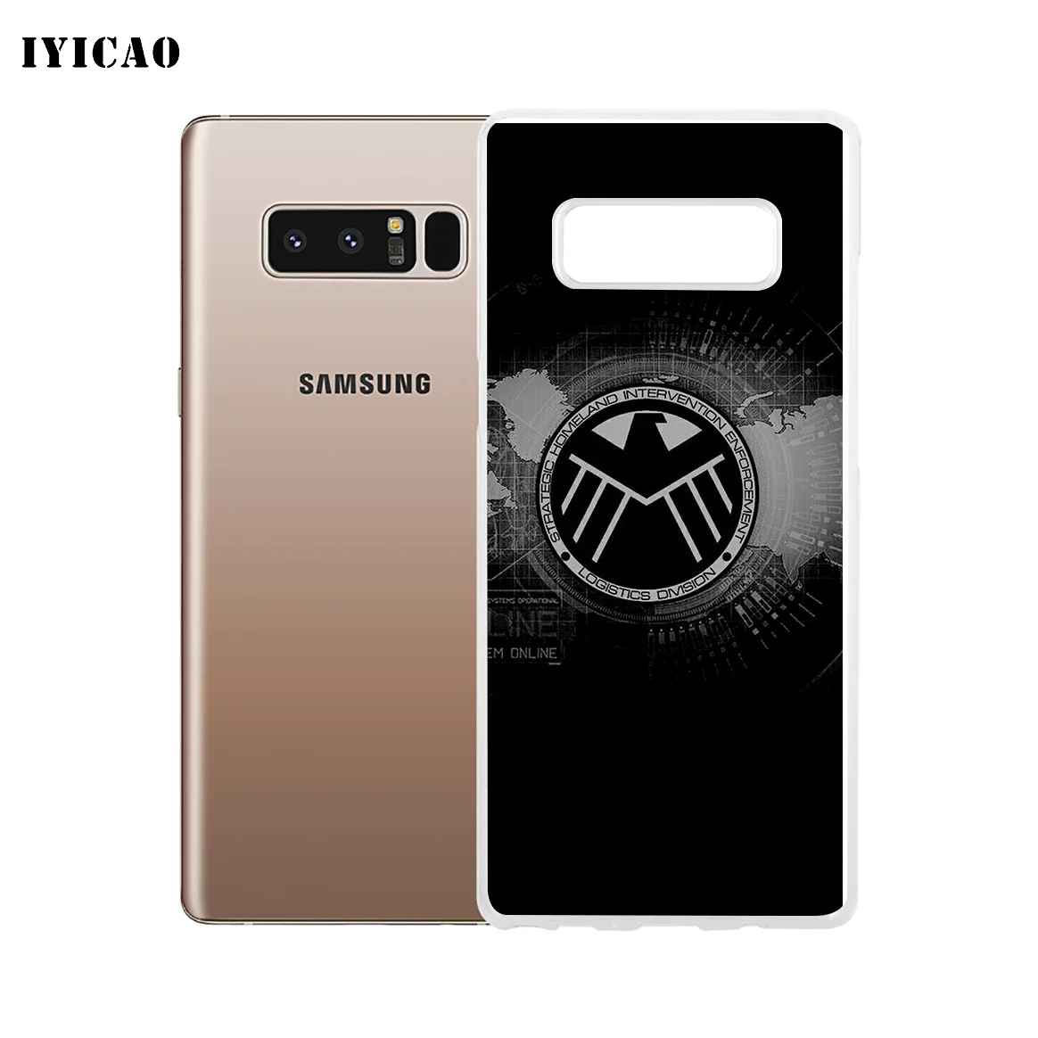 IYICAO Защитный Мягкий силиконовый чехол с Марвел для Samsung A5 A6 Plus A7 A8 A9 J3 J5 J7 Note 8 9 из