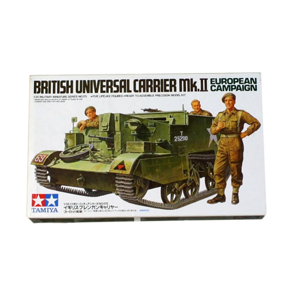 Tamiya 35175 1/35 Британский универсальный перевозчик Mk II Европейская Акция Военная
