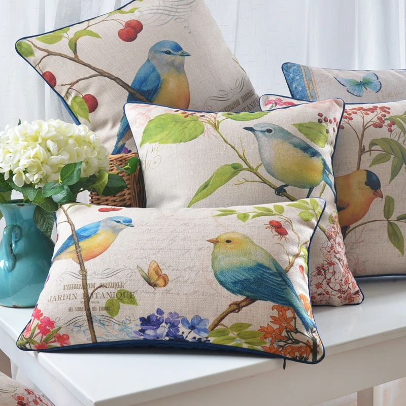 Чехол в американском сельском стиле для дома декоративные геометрические цветы