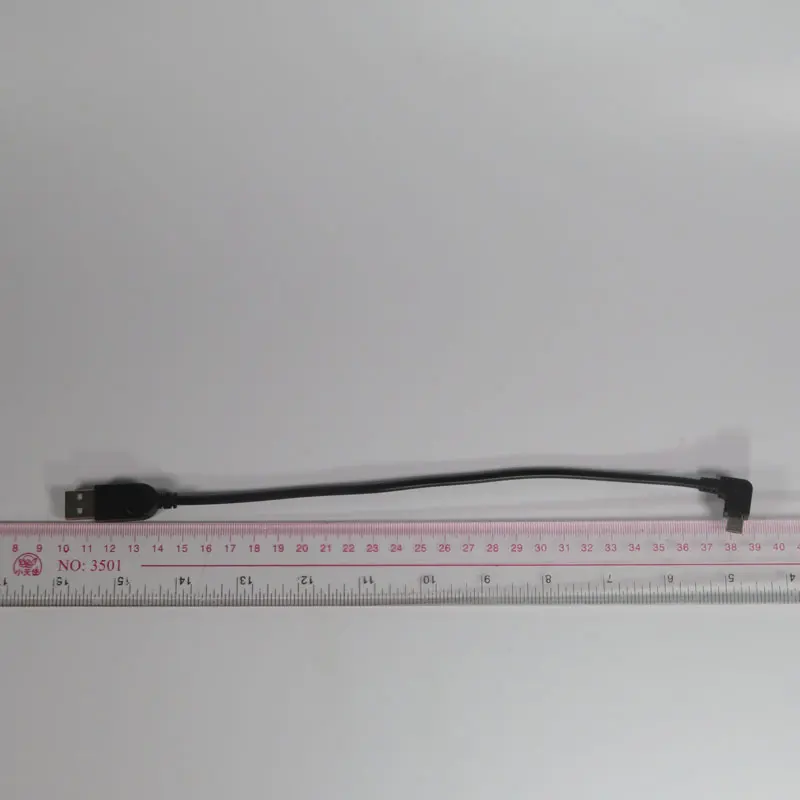Микро USB кабель WAKEWO гибкий Штекерный разъем mciroUSB 90 прямоугольный шнур кривая