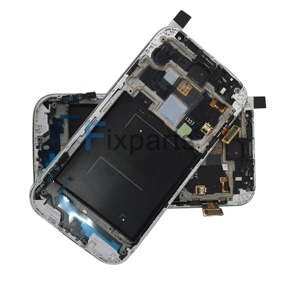 ЖК дисплей 5 0 дюйма для Samsung S4 с сенсорным экраном и дигитайзером в сборе рамкой