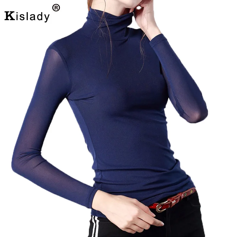 Новинка весны 2020 Женская водолазка Kislady с длинным рукавом элегантные женские