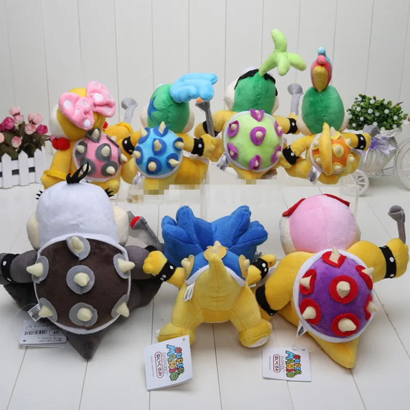 Super Mario Bros. Plush Doll Stuffed Toy Wendy / LARRY /Ludwig /Roy Morton /Lemmy 6&quot-8'ɷpcs/set | Игрушки и хобби