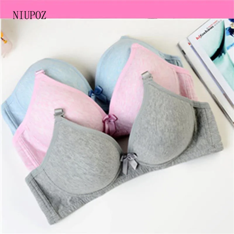 Маленькие размеры женские топы бюстгальтеры с застежкой сзади хлопковые