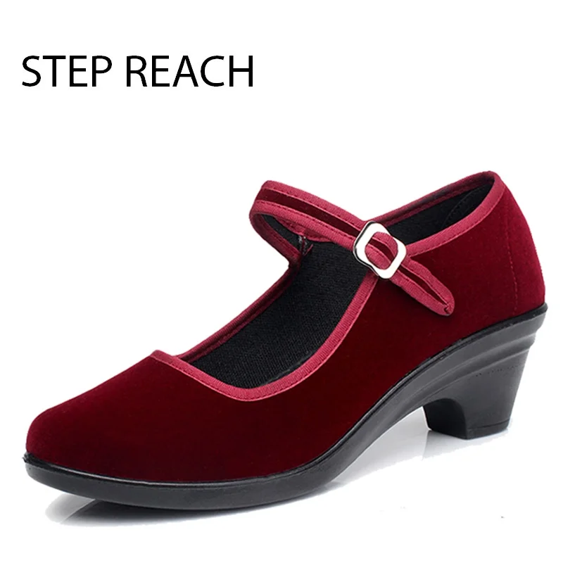 

STEPREACH Brand shoes woman high heels zapatos mujer sapato feminino chaussures femme wedding mary jane pumps ladies red bottom