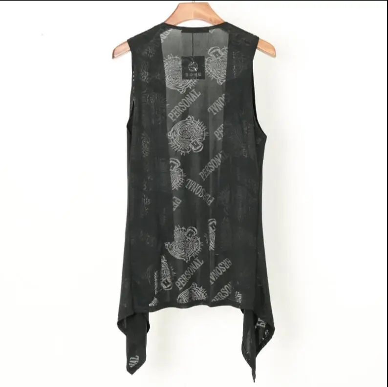 2018 новая мужская одежда стилист для волос GD модная уличная длинная шаль плащ