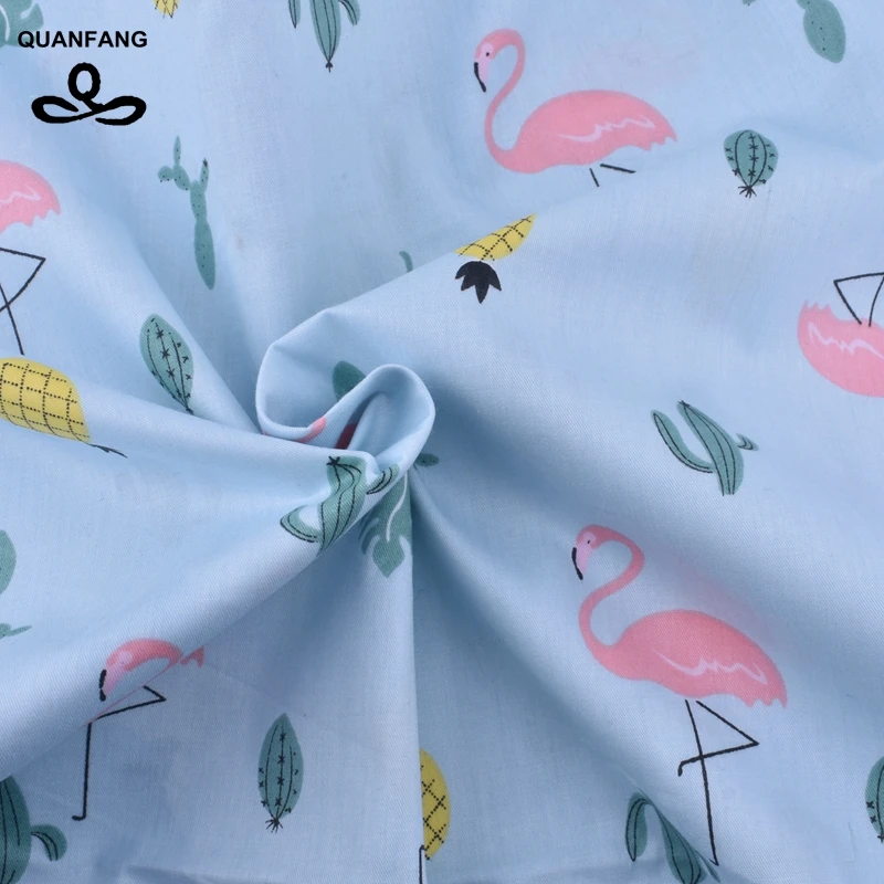 QUAN FANG Twill хлопковая ткань с мультяшным рисунком для шитья своими руками детский