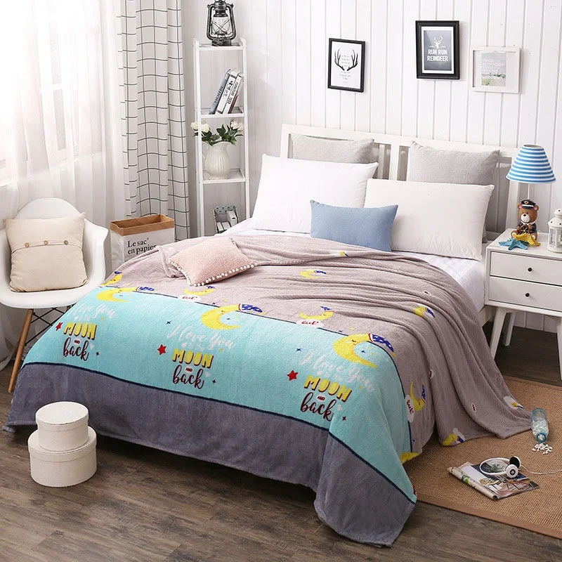 Блестящее звездное небо красочный принт плюшевое одеяло мягкий теплый диван