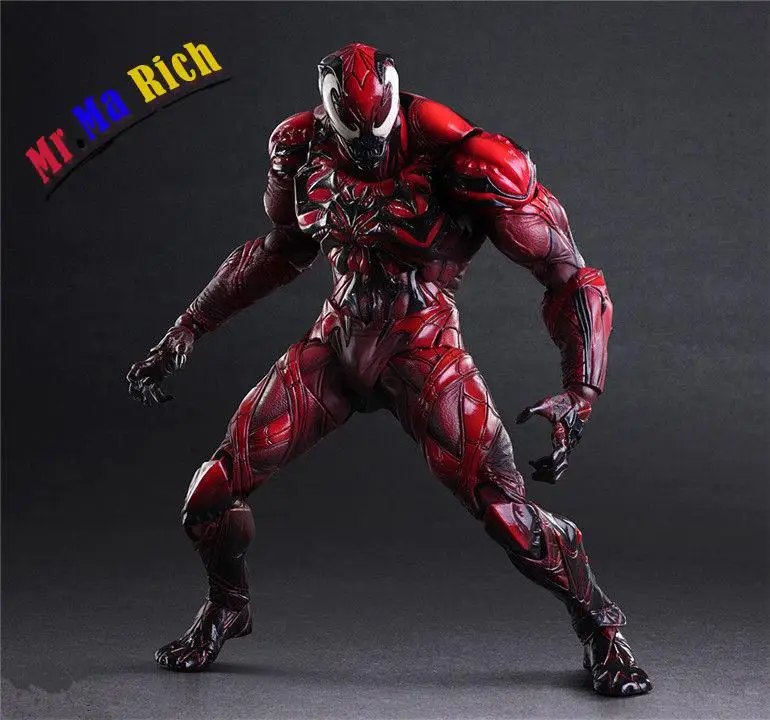 Play Arts Kai Marvel Spider Man Red Venom экшен вариант фигурки модель игрушки кукла | Игрушки и