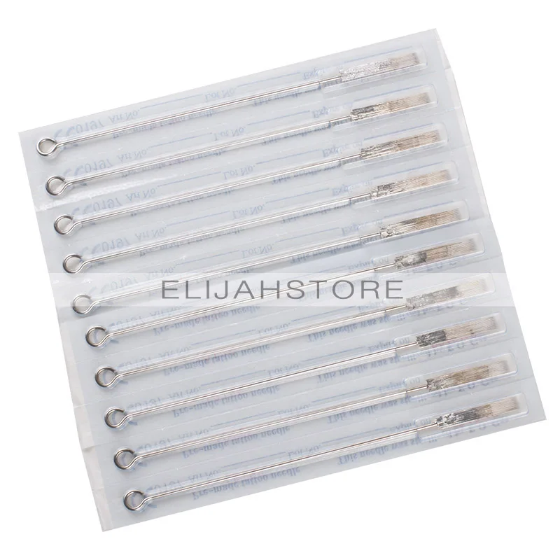 Chuse Beauty products 10 шт. шейдер тату машина иглы 13F одноразовые стерилизуемые Иглы для