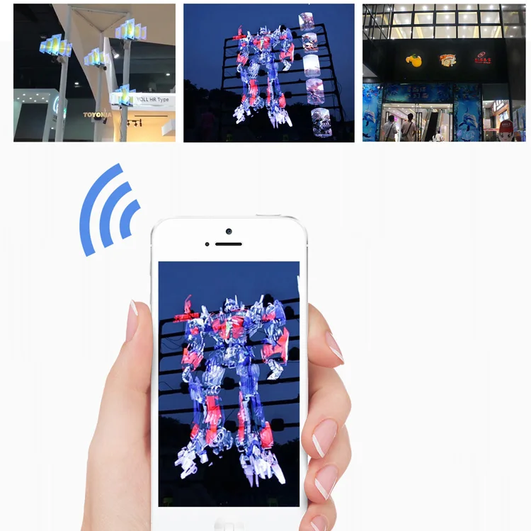 Xintai сенсорный WIFI 3D Голограмма светодиодный вентилятор рекламный дисплей с