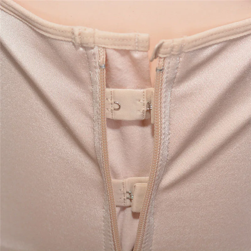 10pcs/lot Women sexy latex waist trainer corsets postpartum beam body jumpsuit with zipper 2 colors | Женская одежда