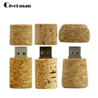 Флэш-накопитель, 64 ГБ, 32 ГБ, 16 ГБ, 8 ГБ, USB 2,0, из натурального дерева, Usb-накопитель в форме пробки вина, 256 ГБ