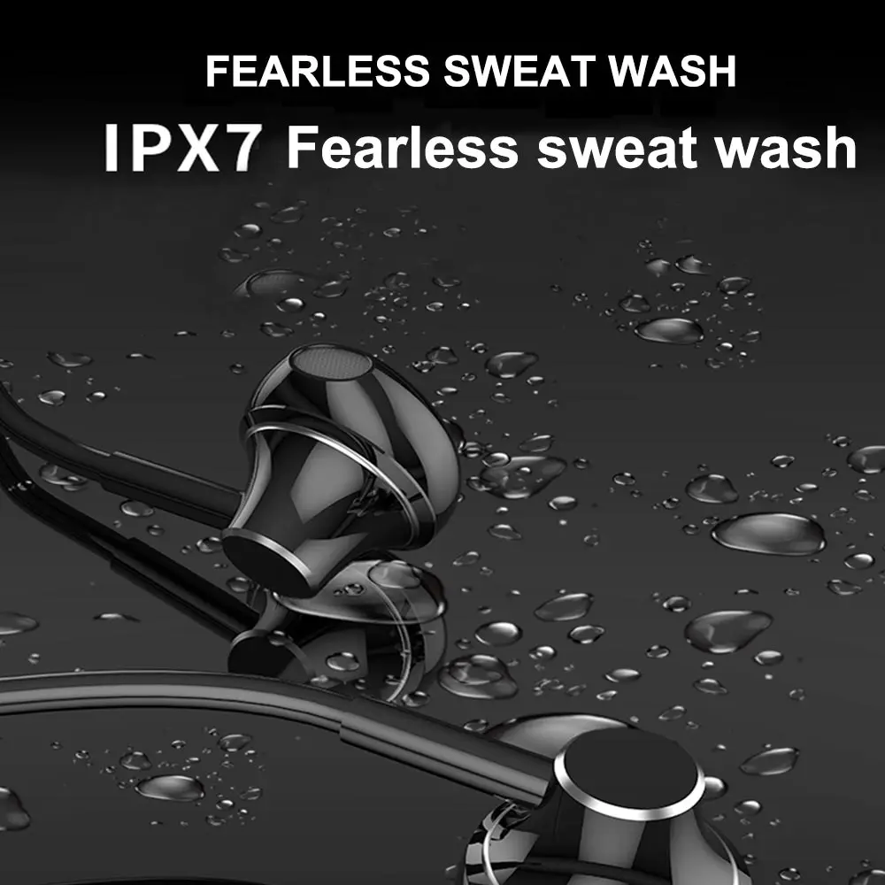 Спортивные Беспроводной наушники с креплением на шее Bluetooth 4 2 гарнитуры глубокий