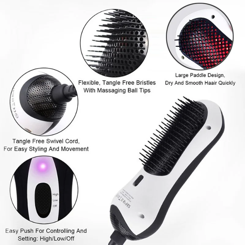 2 в 1 Multifunction фен для собак Pet Машинка груминга кошка Массажер Уход за животными