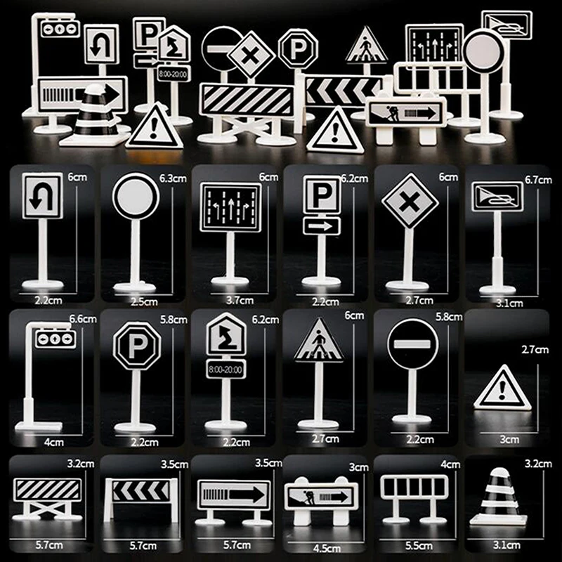 18 pcs of sign Коврик для игр в скандинавском городе с картой 130*100 см, для парковки автомобиля, Дорожная карта, игрушечный мат для скалолазания, подарки для детей, портативный игровой коврик - Цвет: 18 pcs of sign