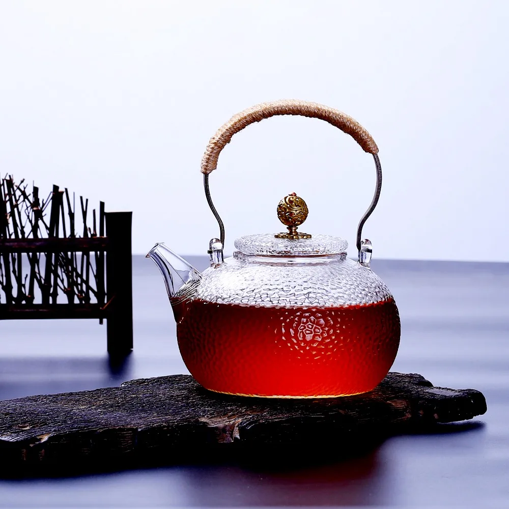 

Высокотемпературный стеклянный чайник, электрический чайник для вареной воды, чайник с прямым огнем, чайный набор