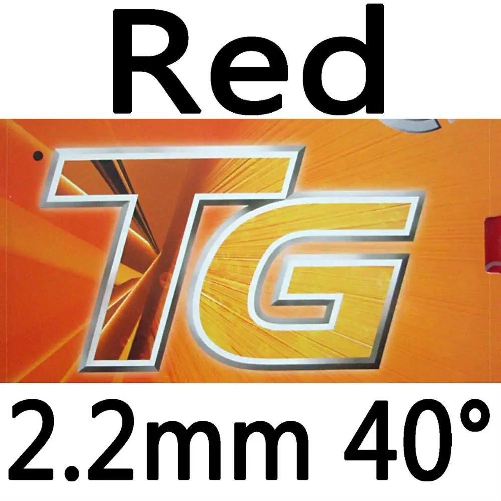 red 2.2mm H40 DHS NEO Skyline TG2 NEO TG 2 NEO TG-2 Pips-в настольный теннис пинг понг Резина с губкой - Цвет: red 2.2mm H40