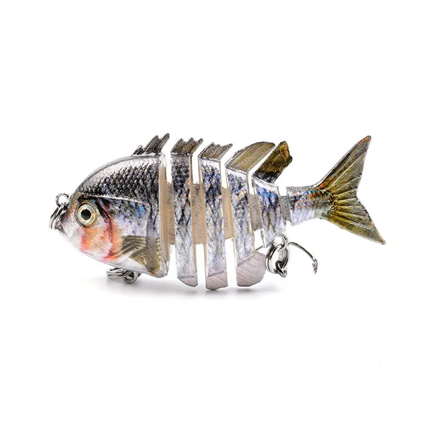 Sinking wobbler Fishing Lures 5.5cm 5.39g 6 Multi Jointed Swimbait Hard Artificial Bait Pike/Bass Lure Crankbait | Спорт и