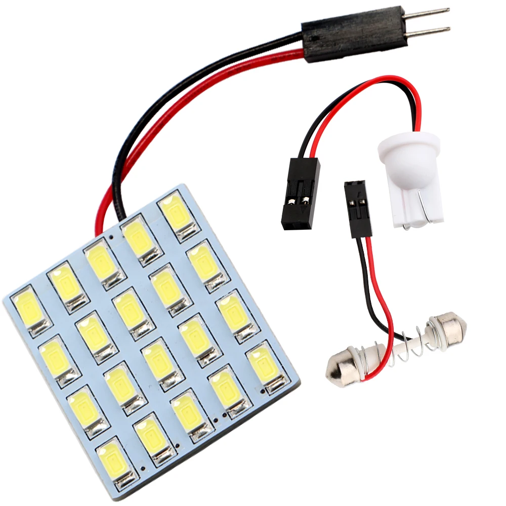YM E-Bright 4 шт панель 5730 20 SMD Автомобильные светодиодные лампы 12V интерьерные с T10 +