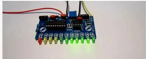 Набор для творчества LM3915 10 Светодиодный индикатор уровня звука VU Meter