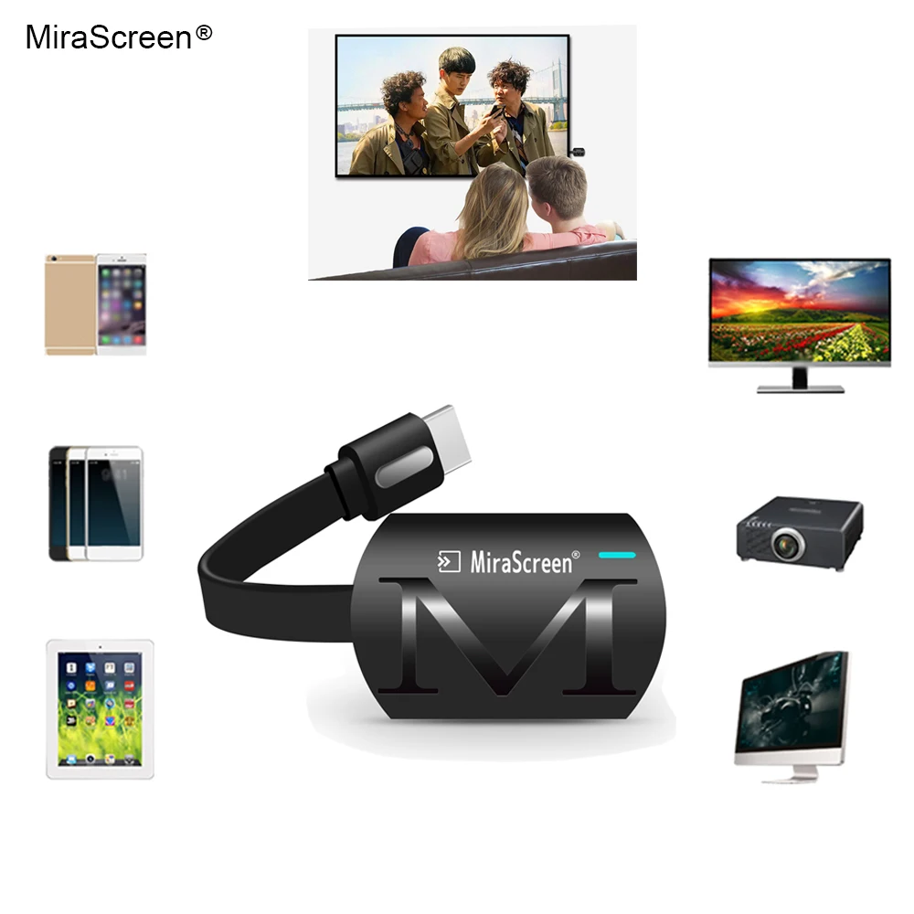 Pro MiraScreen G4 ТВ ключ Anycast HDMI WiFi Дисплей приемник Miracast 2 Мини ПК Android TV | Электроника