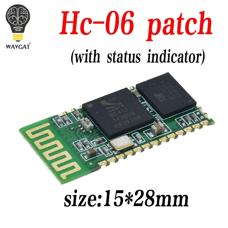 HC-05 HC 05 HC-06 HC 06 RF беспроводной Bluetooth приемопередатчик Slave модуль RS232/конвертер TTL в UART и адаптер - Цвет: HC-06