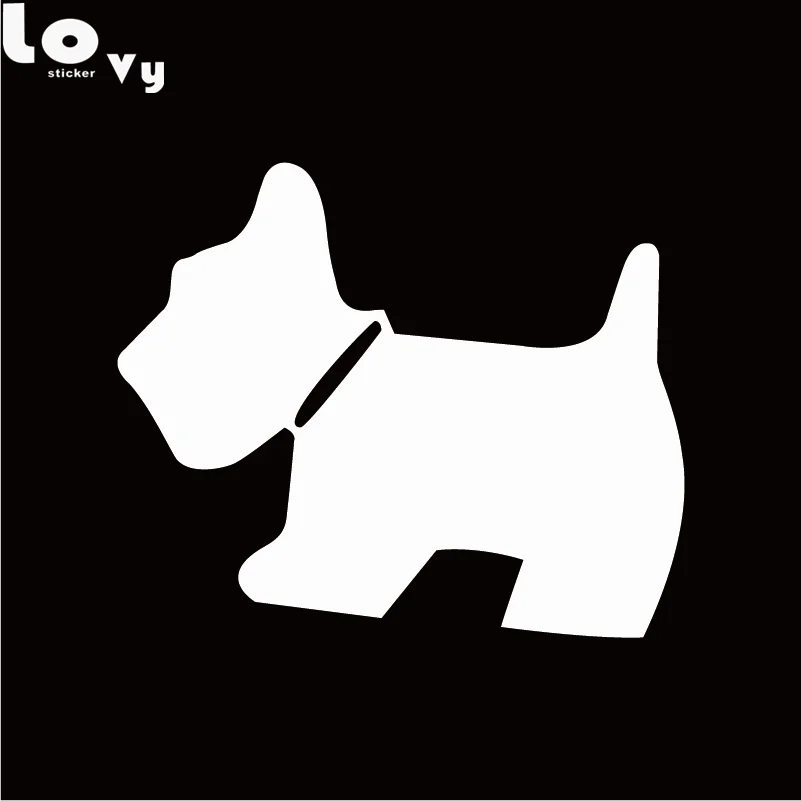 Милый Cuddle Puppy виниловая Автомобильная мультяшная наклейка животное кузов машины