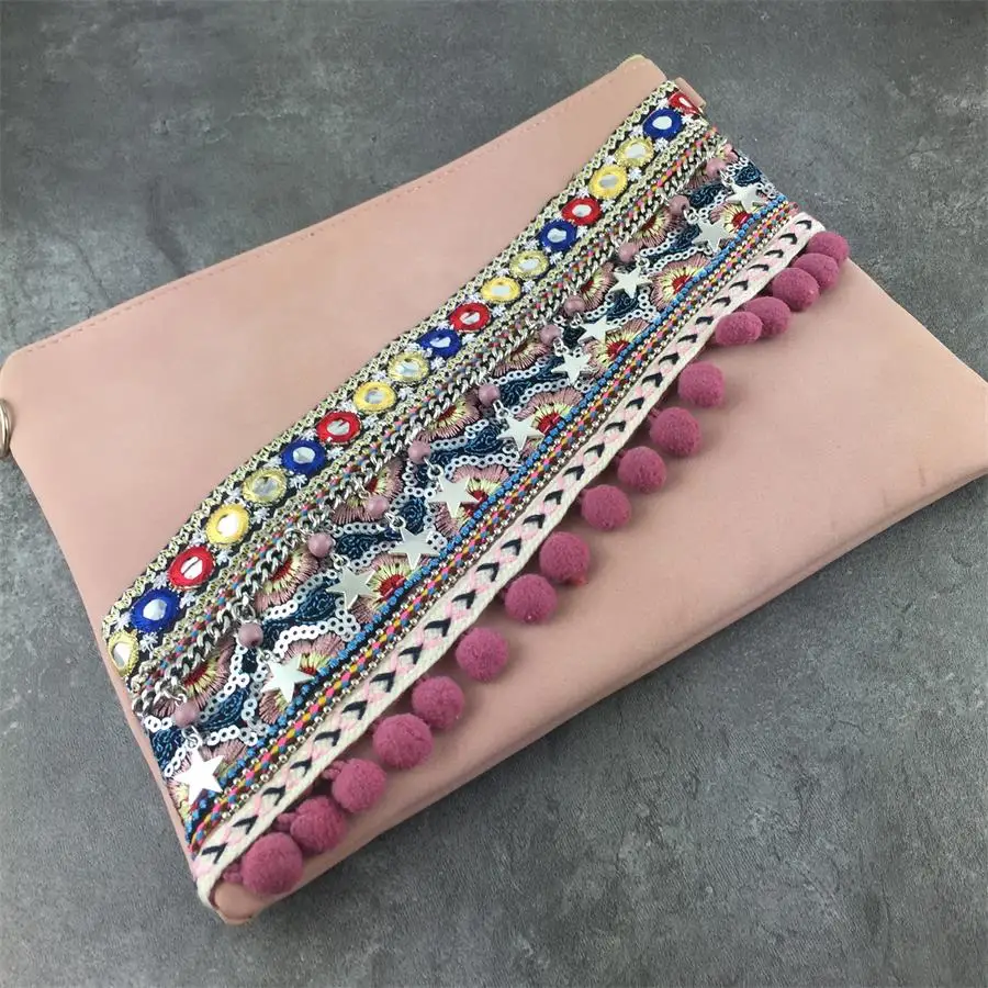 Цыганский богемный Boho Chic народная тканые клапаном сумки для женщин хлопок белье