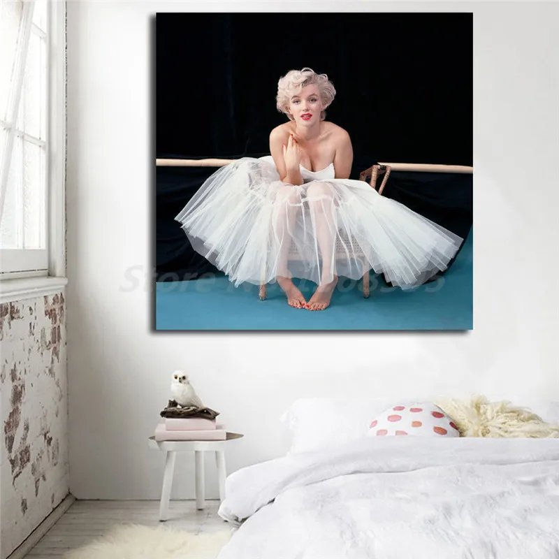 Marilyns Monroes холст живопись винтажная печать гостиная домашний Декор современный