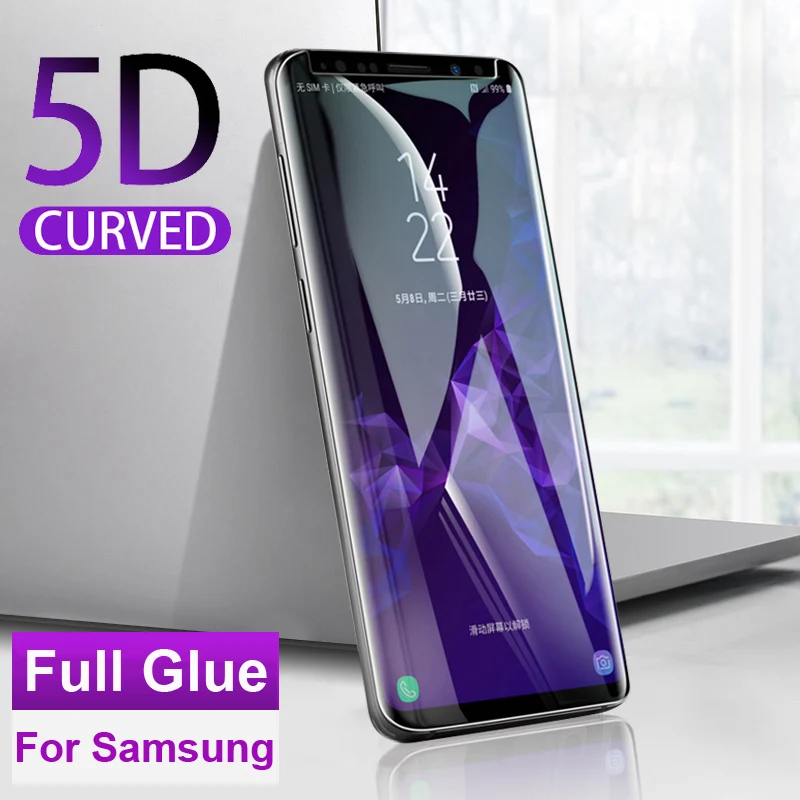 Защитное стекло закаленное 9H для Samsung Galaxy Note 8/9/S8/S9 Plus|Защитные стёкла и плёнки
