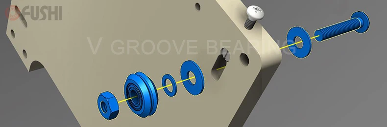 V206222 V паз герметичный шарикоподшипник(1 шт.) 20*62*22 мм шкив колеса подшипники V6/3 V12/5 направляющий трек Rlooer подшипник