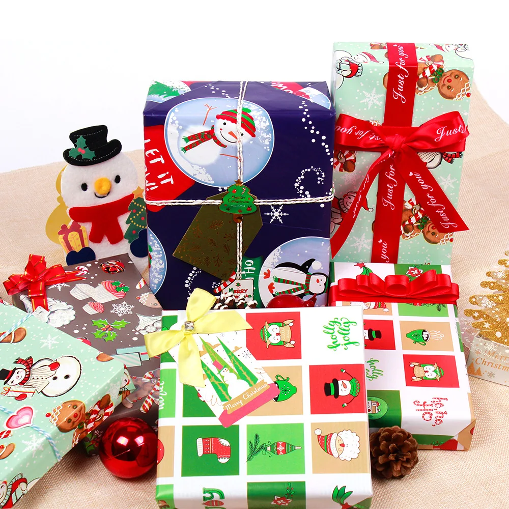 Box Packaging Gold Metallic New Year Gift Boxes With Lids Xmas New Year Decor For Home